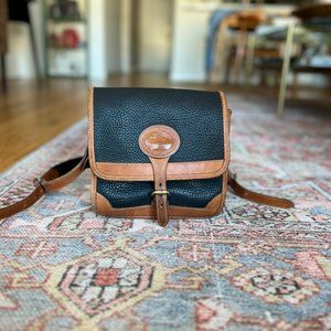 Dooney & Bourke *VINTAGE* All Weather Leather Saddle Crossbody
